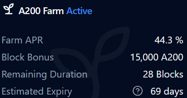 billbgo's tweet image. If we can secure an additional 4.1K of a200ALGO, the @Myth_Finance a200ALGO Dual Stake node can take advantage of the Farms 44.3% APR.  You get back what you put in plus whatever rewards you gained while you were in.  It&apos;s really that simple...

@eviszen $BOBO $PEPE @d13_co