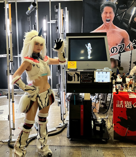 AerialComputer's tweet photo. #東京コミコン2025 最終日。＃キャステム さんのブースにて
＃空中コンピューター を展示中です。
＃コスプレイヤー さん達、本日もお待ちしております。 https://t.co/PZ12qGySed