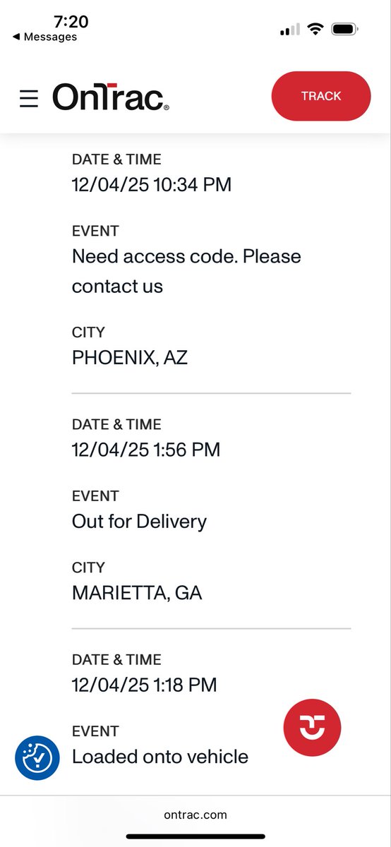Infamous_Shika's tweet photo. I won’t purchase another item from @OneSizeBeauty if they continue to use OnTrac for their shipping! This is ridiculous. Been out for delivery on 3 separate days! https://t.co/CUAz7iI9QG