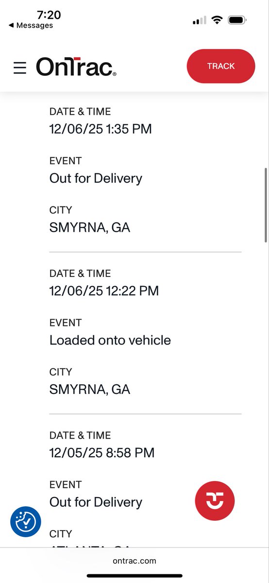 Infamous_Shika's tweet photo. I won’t purchase another item from @OneSizeBeauty if they continue to use OnTrac for their shipping! This is ridiculous. Been out for delivery on 3 separate days! https://t.co/CUAz7iI9QG