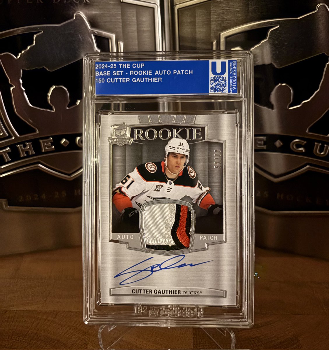 RedNailsII's tweet image. This was hit from our mall location on release day...bidding ends on monday..Gauthier /99 from 24/25 The Cup.   @UpperDeckSports @CardPurchaser
