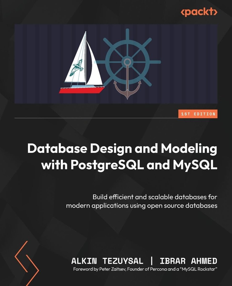 KirkDBorne's tweet image. #Database Design and Modeling with PostgreSQL and MySQL: amzn.to/4czh1cP v/ @PacktDataML

𝓚𝓮𝔂 𝓕𝓮𝓪𝓽𝓾𝓻𝓮𝓼:
🟠Get to grips with fundamental-to-advanced database design and modeling concepts with PostgreSQL and MySQL.

🔵Explore database integration with web apps,…