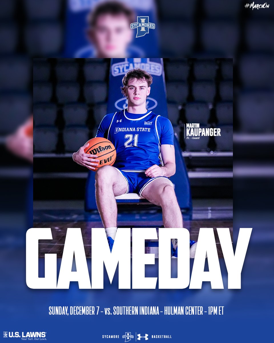 Time for a Sunday matinee 🌳

🆚 Southern Indiana
🏟️ Hulman Center
📍 Terre Haute, Ind.
🕐 1 p.m. ET
📊 tinyurl.com/35dpje79
📺 tinyurl.com/4ytnd4ya
📻 tinyurl.com/yd3thzfb

#MarchOn