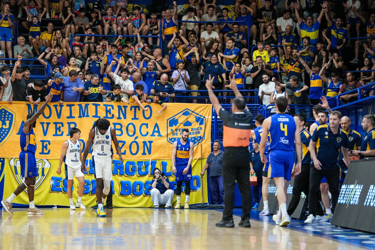 🔚 ¡𝗙𝗜𝗡𝗔𝗟 𝗗𝗘𝗟 𝗣𝗔𝗥𝗧𝗜𝗗𝗢! 🏀

#Boca 116 - Argentino 83

¡Excelente Boquita, EXCELENTE!

#DaleBoca 🔵🟡🔵
#LaLigaNacional