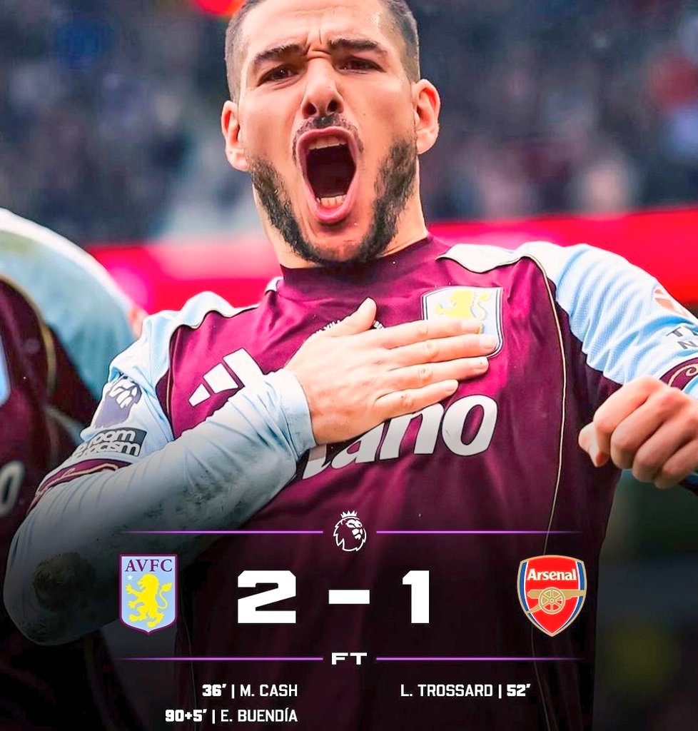Ryans_89h's tweet photo. Arsenal tumbang saat melawan Aston villa, apakah Arsenal akan turun ke posisi 2??

#HappyBUSDAY2025 #perthtanaponxImperialWorld #BMMF15xFOURTH #arsenal #Football #FootballFans https://t.co/FHNBMyZM0r
