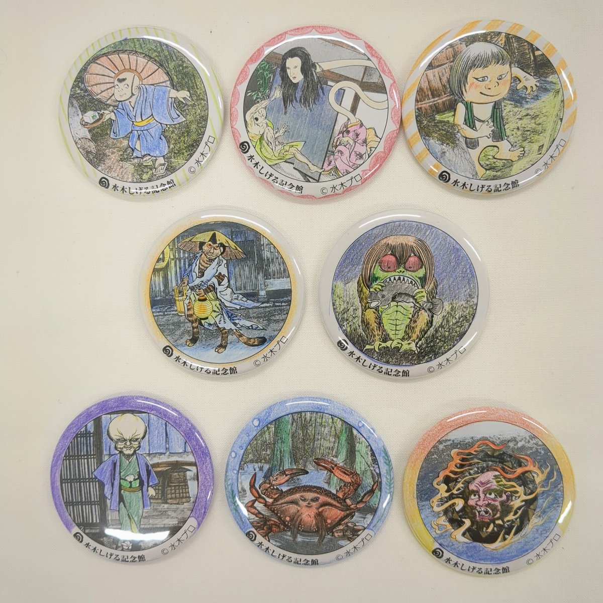 水木しげる記念館 週末恒例のワークショップ「妖怪缶バッジ・缶