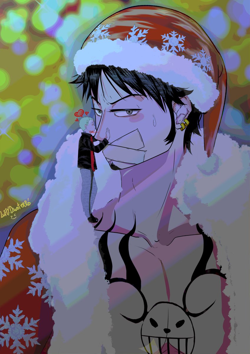 shikishyusuke's tweet photo. Why is he taped up? Well, because he tried to eat Zoro.
jaja xD 
#lawzo #fanart https://t.co/EGbg5yai3S