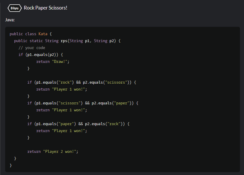d_inyang1's tweet photo. Day 01 /100. Nighttime #codewar kata for dinner. https://t.co/eBSkCTIMoB