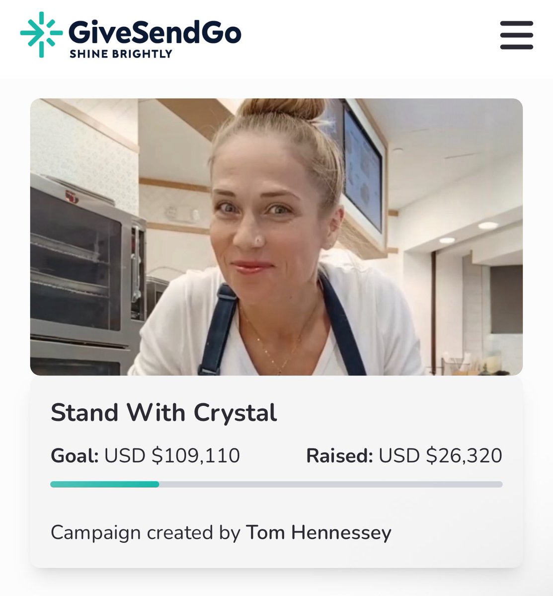 🙋🏻‍♂️There's no reason why we can't get this White mom to 100k before midnight🎄
givesendgo.com/HelpCrystal?ut…