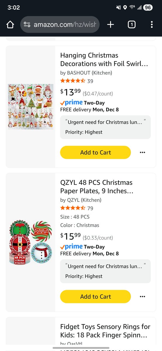 <a href="/itsmrsEspinoza/">Mrs. Espinoza ❤️ $itsmrsEspinoza</a> <a href="/amazon/">Amazon</a> <a href="/DonorsChoose/">DonorsChoose</a> 2 urgent needs left
Can you help with Christmas  presents
Most of my students do not receive much because our students are low income
Can you make their day magical
All fidgets because they have sensory needs
#clearthelist
amazon.com/hz/wishlist/ls…