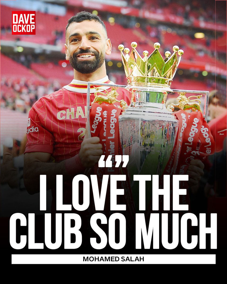 Mohamed Salah:

"This club, I’ll always support it, my kids will always support it, I love the club so much. I always will do."