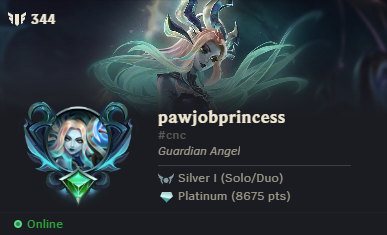 i am a support player from israel and this is my account