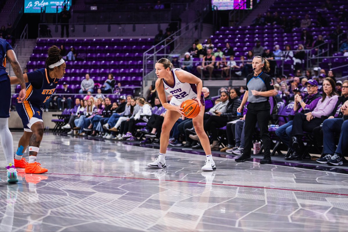 Maddie Scherr through 10 games for TCU:

39 assists
8 turnovers
