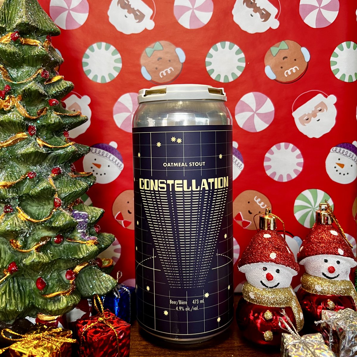 Day 6
Cabin Brewing Company Constellation

4.9% Oatmeal Stout 

Silky, oat-rich stout with layers of coffee, dark cocoa and gentle nuttiness over a light, sessionable body and a smooth, clean finish.