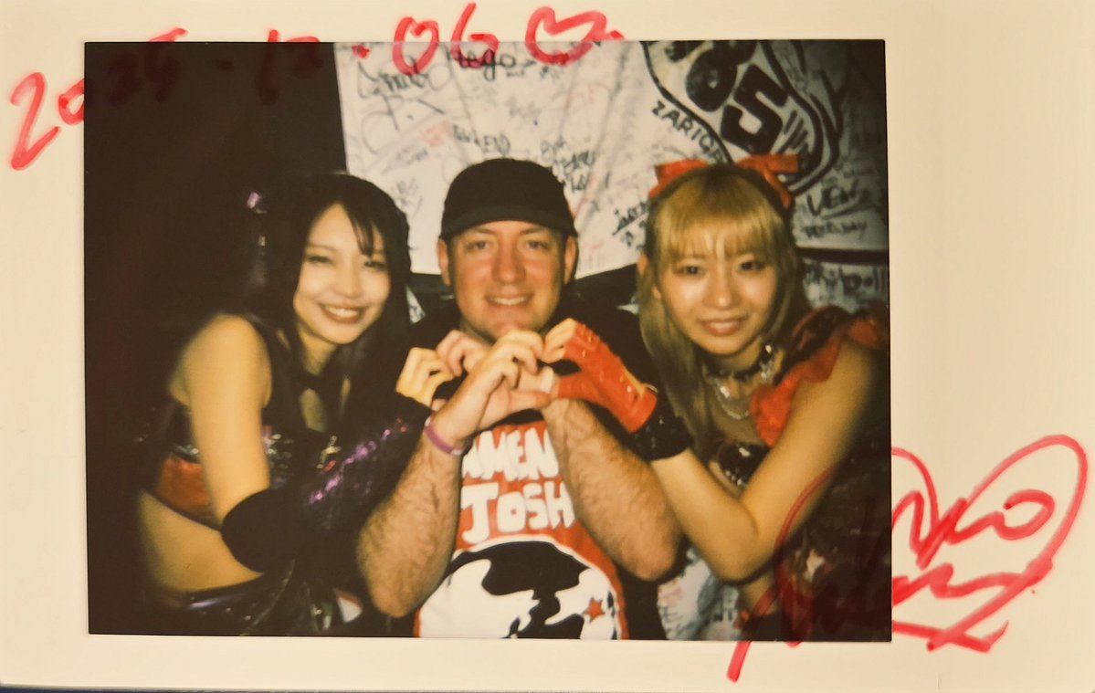 ぴチームのチェキ💜❤️🐻 もあぴとまおぴと一緒に過ごすのが本当に