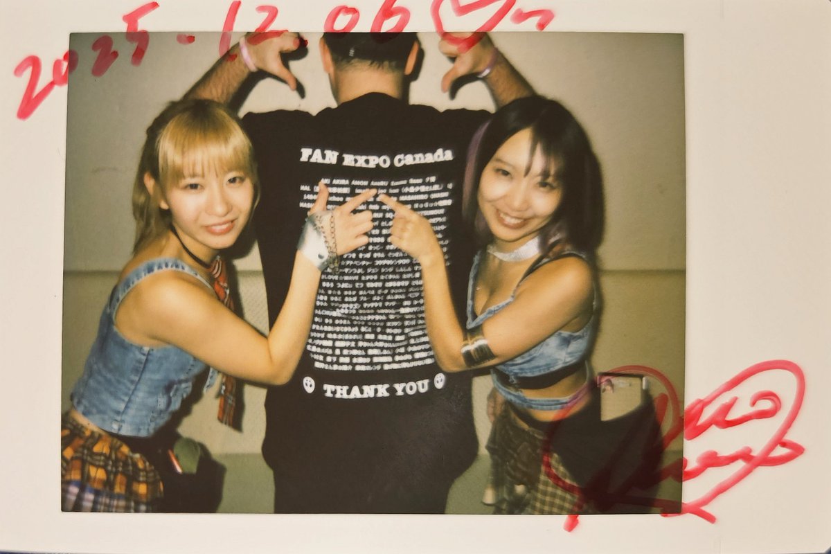 MIZTAVLA yuri チェキ ぴチームのチェキ💜❤️🐻 もあぴとまおぴと一緒に過ごすのが本当に