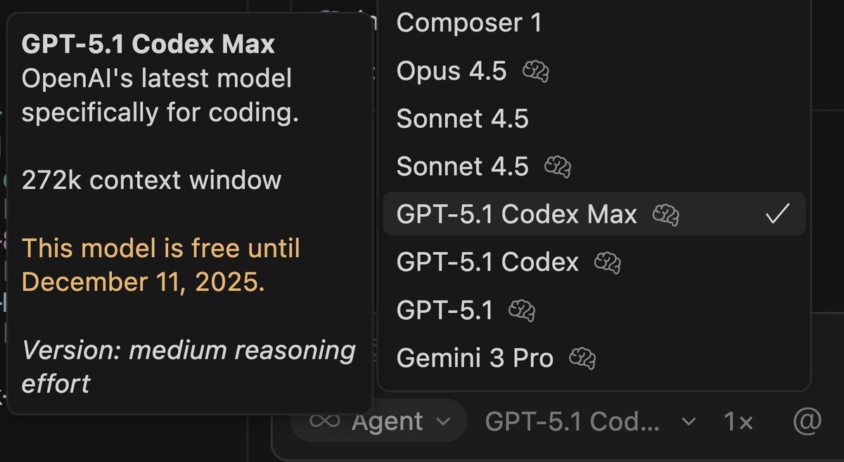 当前状态：正在测试新的 GPT-5.1-Codex-Max 与 Opus 4.5（和 Sonnet）的兼容性。

视频即将发布。