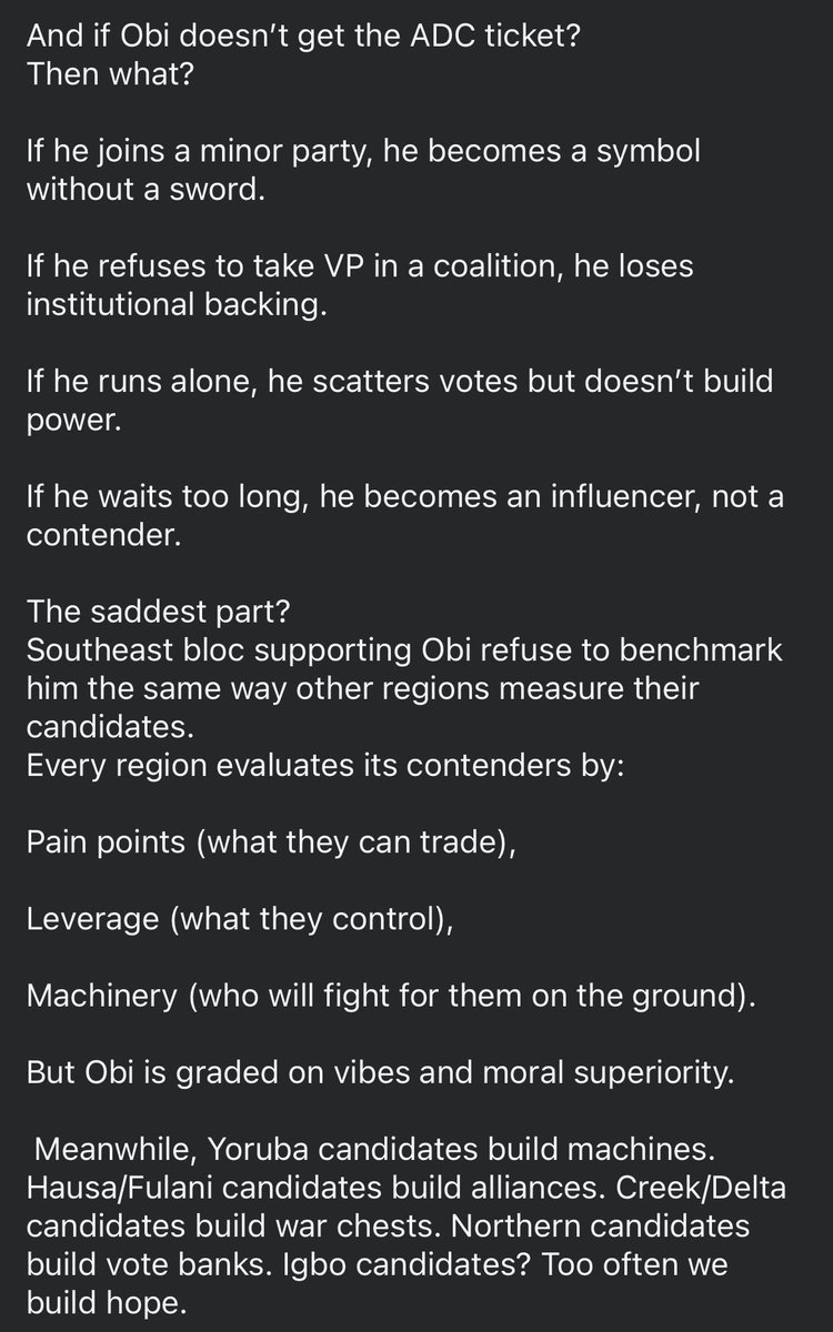emmaikumeh's tweet image. I want everyone who love’s Peter Obi to read this article. Thank God Chioma is from the South East.
