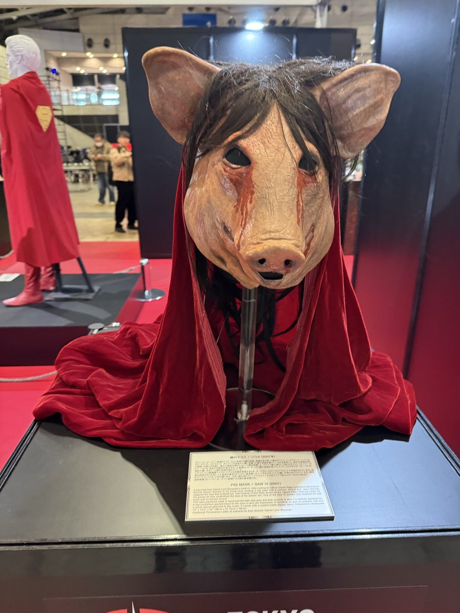 SAW4のリッグ刑事のゲーム被験者が付けさせられてたピッグマスクだ