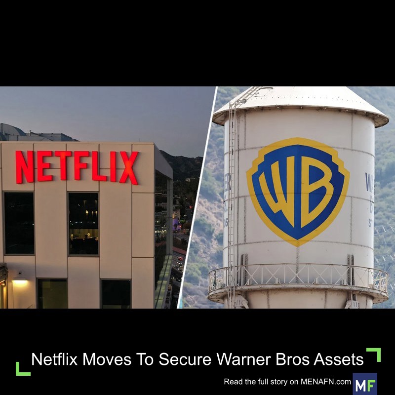 MENAFN's tweet image. Netflix Moves To Secure Warner Bros Assets #Netflix #Moves #Secure #Warner #Bros #Assets #Factory #Output #Production #Appliance #Equipment dlvr.it/TPgn0l