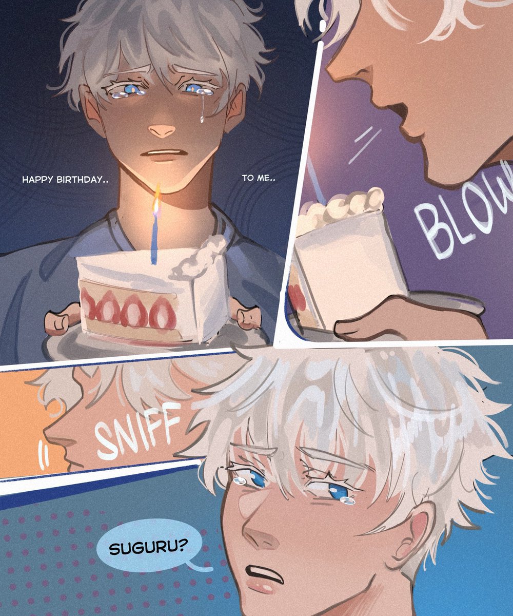 HAPPY BIRTHDAY Satoru Gojo !! 
[1/2]
Reposting this from last year!! I don't have a new comic at the moment sorry..