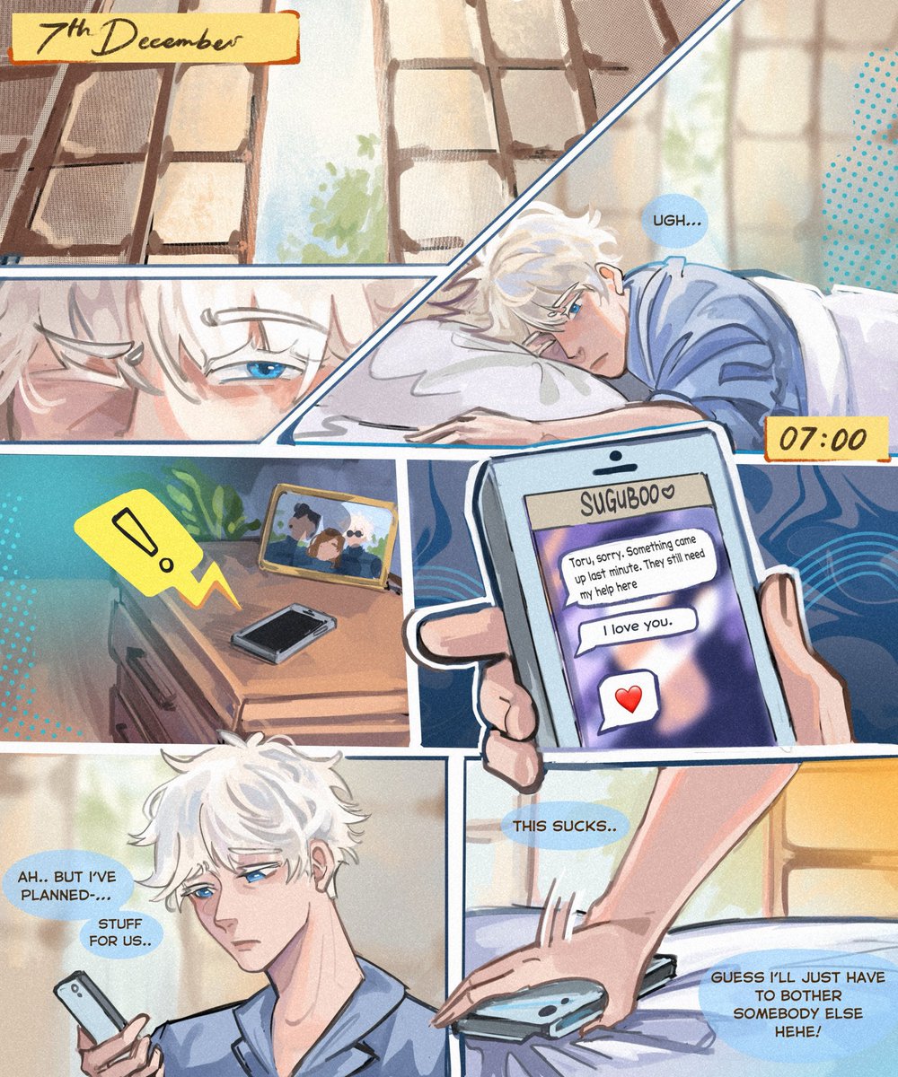 crybanana77's tweet photo. HAPPY BIRTHDAY Satoru Gojo !! 
[1/2]
Reposting this from last year!! I don't have a new comic at the moment sorry.. https://t.co/6Jdhh1b8xg