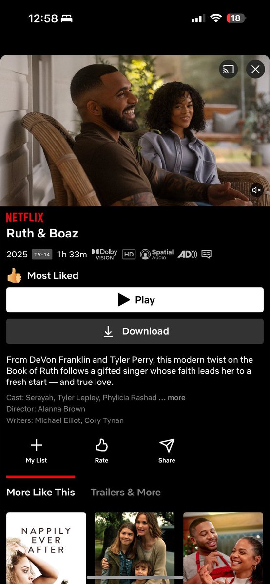 This movie had so much potential 😢😢I hate how lazy Tyler Perry has gotten 💔