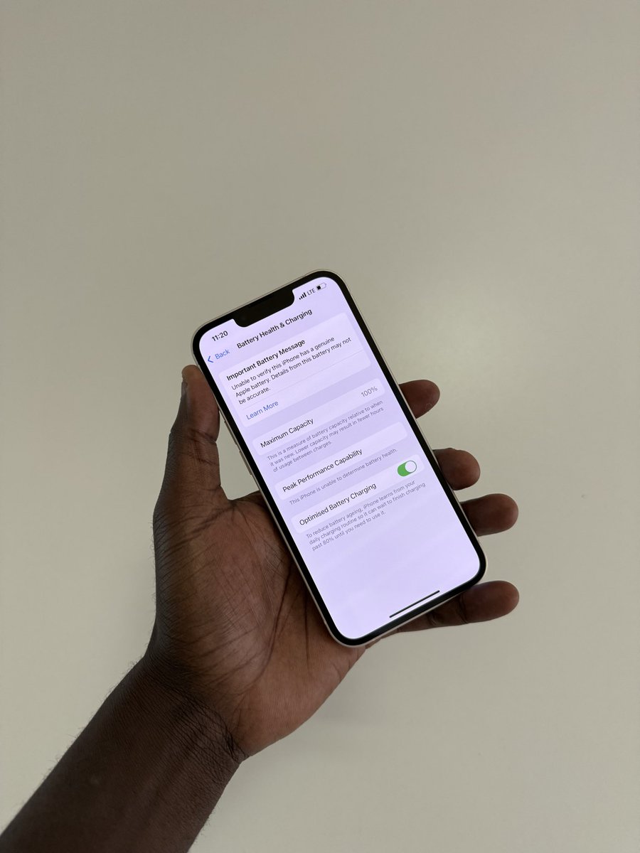 MandaGift's tweet image. iPhone 13 – 128GB (Pre-Owned)
Fully functional with excellent battery!

Price: K6,500 ONLY
Location: EW Tarry Building, Cairo Road (Opp. Central Park), Lusaka
Contact/WhatsApp: +260773661548