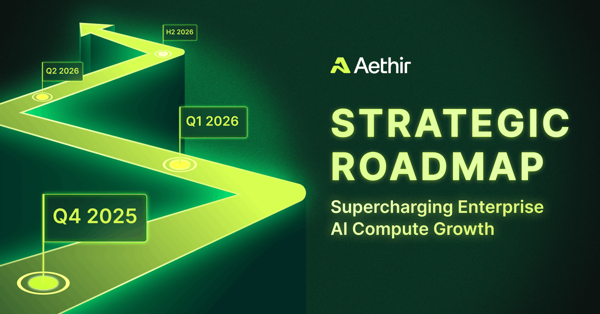 TMeethe26931's tweet photo. Acceleration of Adoption

Each milestone in @AethirCloud  12-month roadmap pushes real-world adoption—AI, gaming, enterprises, global nodes. 

The world moves faster when innovation stays consistent

The momentum is unstoppable
@zentry 
@AethirIndia 
#ComputeRevolution https://t.co/04erpZmwzu