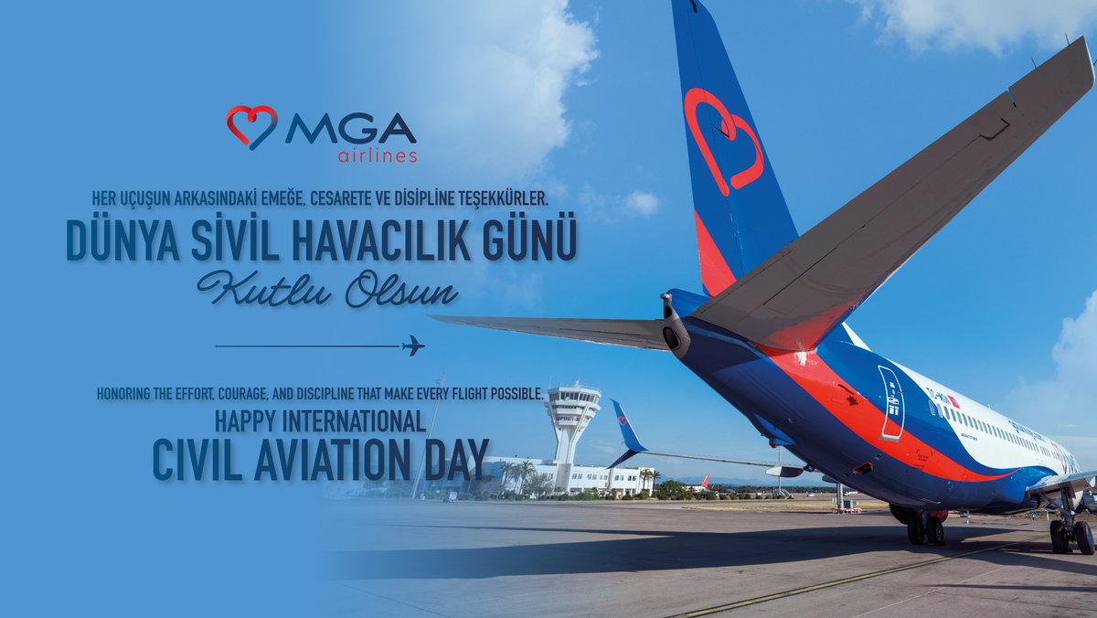Dünya Sivil Havacılık Günü kutlu olsun.
✈️
Happy International Civil Aviation Day.
#MaviGökAirlines #MaviGökHavacılık #CivilAviationDay