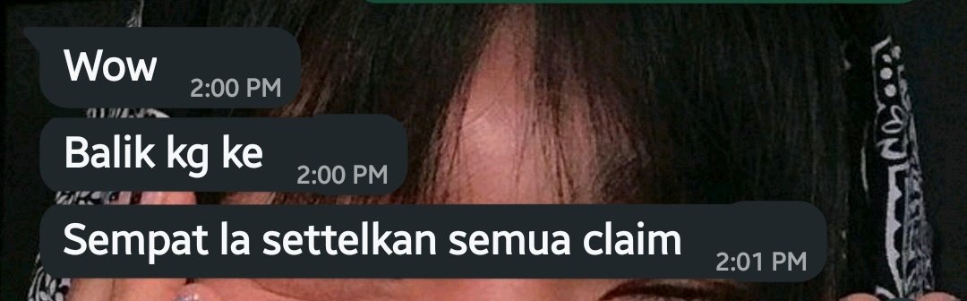 Ok nice... slalu mmg bab cuti x jadi masalah. Sbb tu syg nk tukar kerja lain walaupon gaji x besar.. nak cuti senang.. waktu kerja sgt flexible.. ikut suka aku nk masuk kol brape, nak balik kerja pukul brape. Janji kerja setel.
