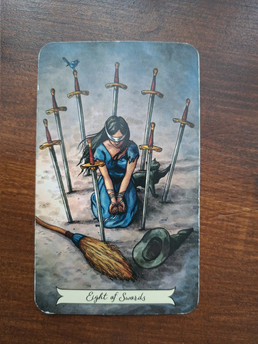 Laurajk32's tweet image. Today's card is 8 of Swords 

How many limiting beliefs are currently stopping you from living your best life?

#belief #limit  #stop #bestlife 

#tarot #tarotmessage #LauraJK32