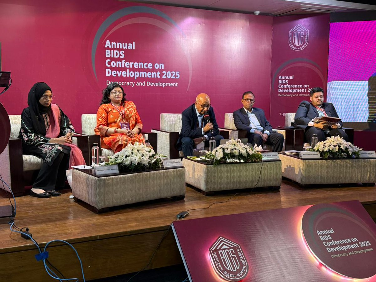 bidsorgbd's tweet photo. Four papers are now being presented at ABCD 2025 on environmental and climate change, people’s resilience and adaptability. Climate vulnerability awareness is the way to a sustainable future!

Join the live event: https://t.co/UL2yWswSTN

#ABCD2025 #DevelopmentandDemocracy #BIDS https://t.co/PW8T7jQlIj