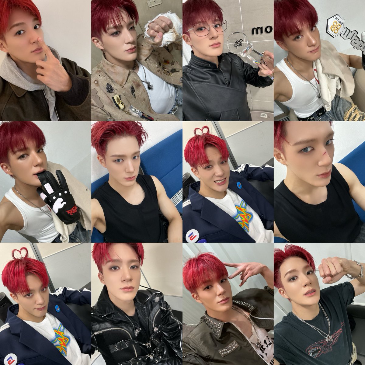 adeldolls's tweet image. 12 photos, 12 moments of handsome, 12 redhair jeno - pure supremacy! ♡