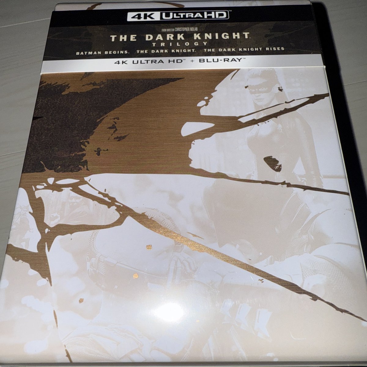 改めてダークナイトトリロジーのメタルケース&スチブが届いたぞー