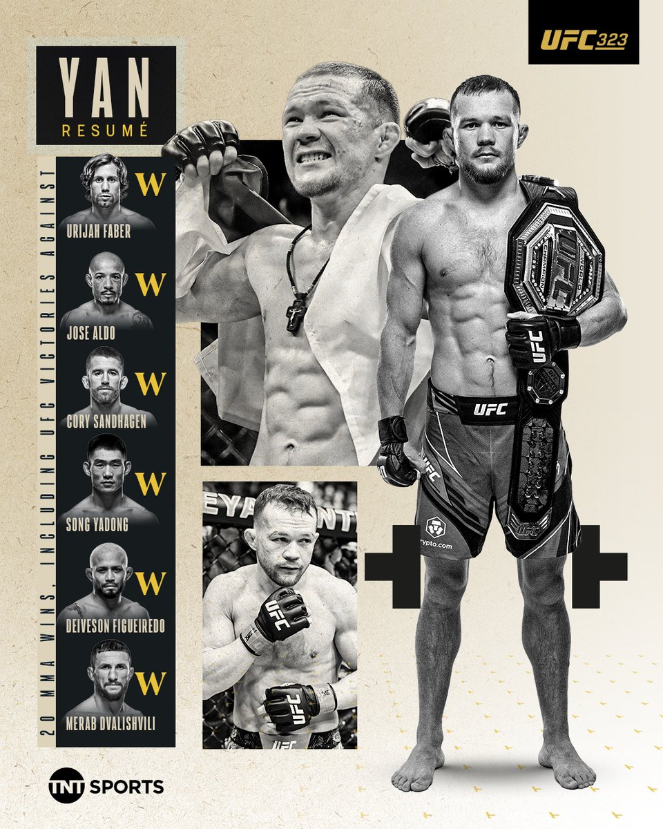 Petr Yan has added Merab Dvalishvili to his resume! 🏆

#UFC323 | LIVE on TNT Sports &amp; discovery+