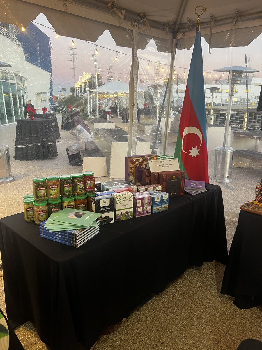 🇦🇿 Azerbaijan was proudly represented at the 15th Annual Celebration of the International Trade Community in Los Angeles on December 5, 2025 — with our flag flying high.

Special thanks to Yaşıl Çay FT and <a href="/azersun_holding/">Azersun Holding</a> for their quality products that attending Angelenos truly