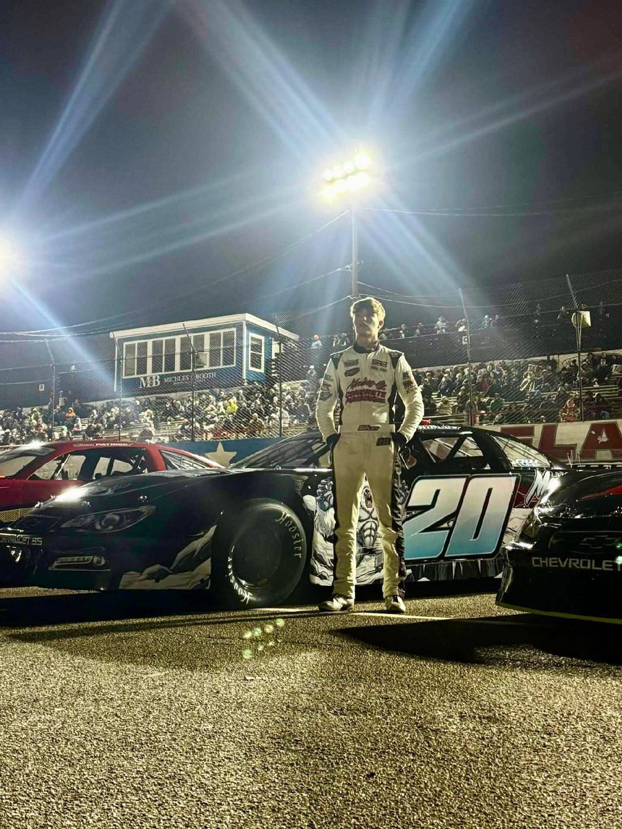 Team Hornaday Development’s Sylas Ripley has qualified for the Allen Turner Snowflake 125 at 5 Flags Speedway!

Ripley will start 24th in the Mike Darne Racing machine.

#TeamHornaday