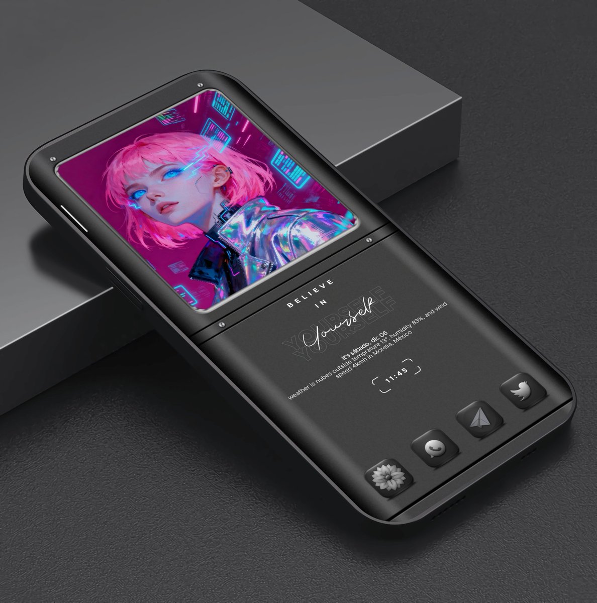 Alberto10301023's tweet photo. Good Nigth
#myhomescreen
Zeel Walls @zeelwalls
Popit Kwgt @RajjAryaa
Icons #Nycon
@SmartLauncher
#android #androidhomescreen #homescreensetup #Xiaomi #lockscreen #android14 #homesetup #hyperOS #pocophone #minimal https://t.co/xLQcWbXlqt