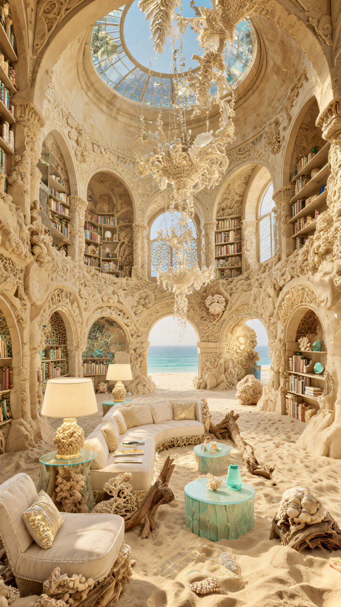 _prspctivs's tweet photo. "The Celestial Sand Citadel | A Golden Sands Palace of Sea-Glass Luxury and Tropical Grandeur in Culebra"

by @_prspctivs 

© 2025-2026 Harshdeep Arora "_prspctivs". All rights reserved. 

Disclaimer: Concept designs for research/experimentation only. Do not copy/use without consent.

#CelestialSandCitadel #CulebraIsland #FlamencoBeach #SandCastlePalace #CoastalLuxuryEstate #UltraPhotorealDesign #GoldenSandMansion #SeaGlassInlays #TropicalDreamscape #BeachsidePalace #SculptedSandArchitecture #LuxuryCoastalRetreat #CinematicDesign #SandFantasyWorld #CoralLimestoneCraft #OceanfrontMajesty #TropicalLuxuryLiving #MaximalistCoastalDesign #IslandRoyalty #GoldenSandsAesthetic #CoastalGrandDesign #SeasideWonder #SandCarvedArchitecture #BeachParadiseLuxury #FantasyCoastline