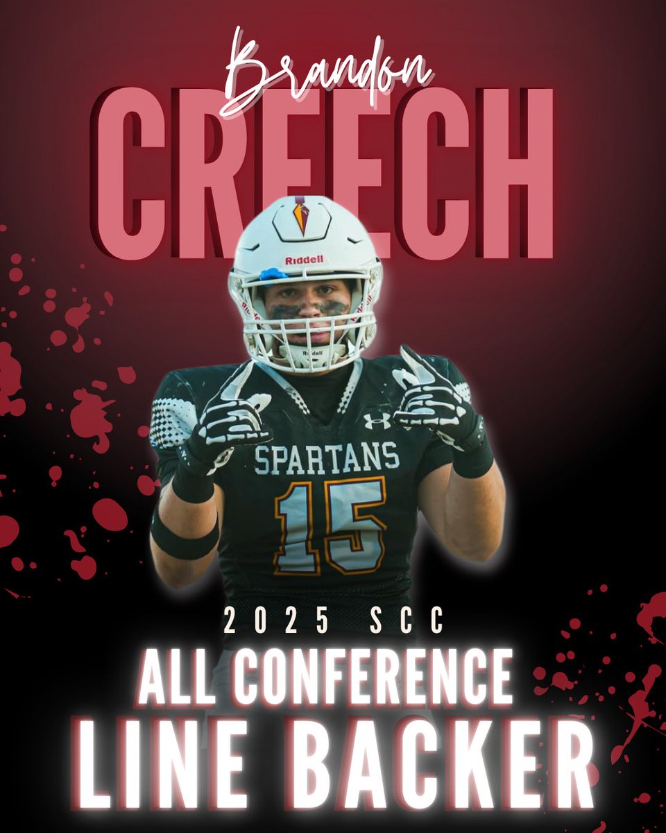 SVHS_Athletics1's tweet photo. All-Conference. All Grit. All Spartan.
Proud of this squad 🛡️🏈⚔️ https://t.co/5tkxv0wLZA