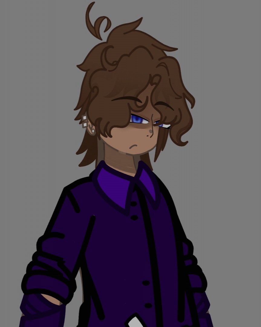 Slime_4rt's tweet image. New Oc 
Fnaf inspiration 
Night-guard : "J" , Jester or Terrence.