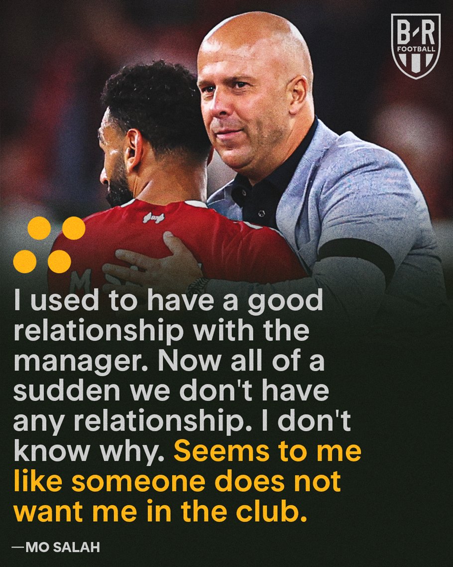 brfootball's tweet image. Mo Salah had a lot to say after being benched for Liverpool's 3-3 draw with Leeds 🗣️