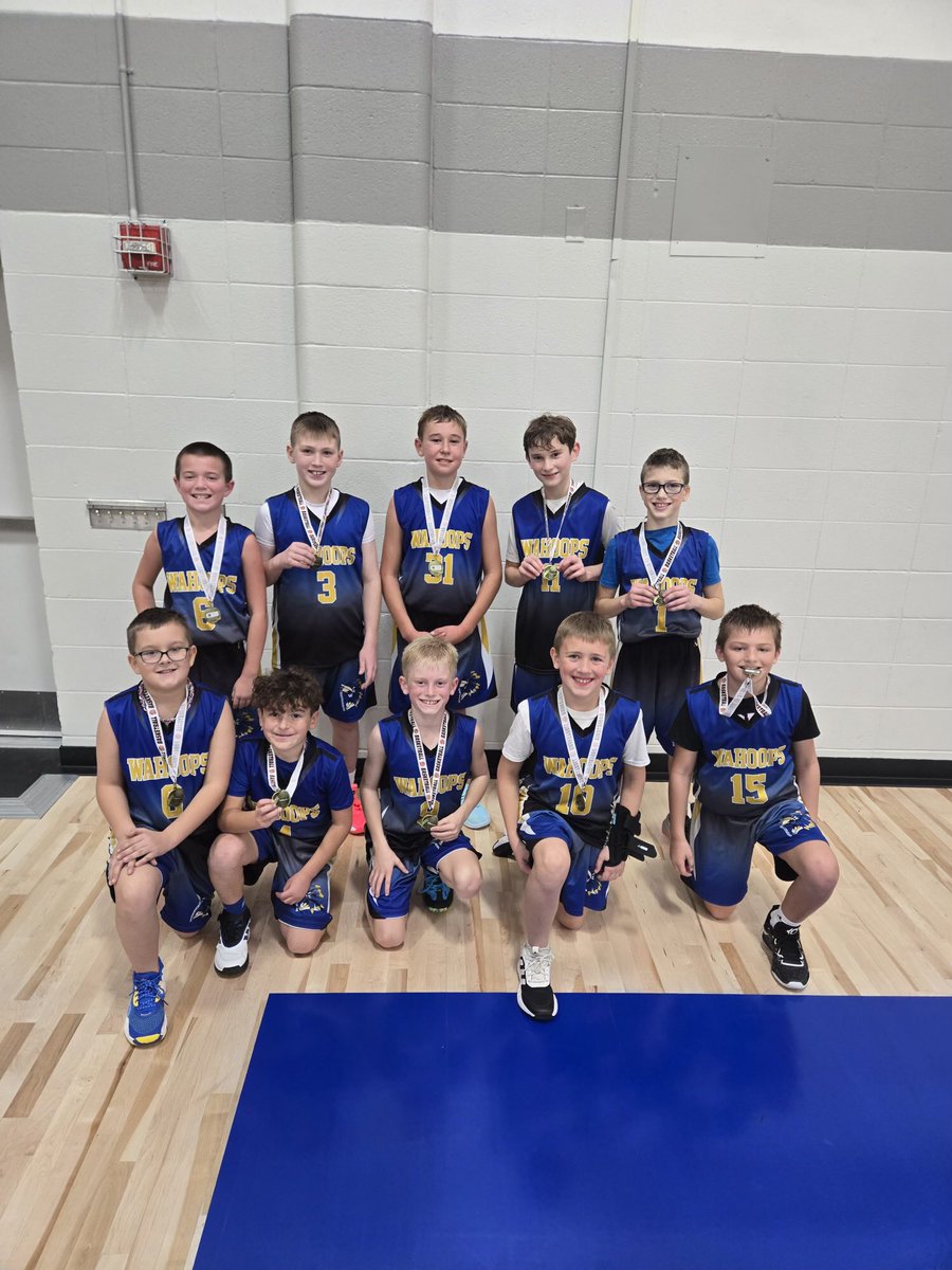 WahoopsBball's tweet image. 🥇We’re so proud of these 4th grade boys for bringing home the gold at the Malcolm tournament today! Nice job, boys! 👏🏀 It’s great to see our athletes on the court again! 
#Wahoops #youthbasketball