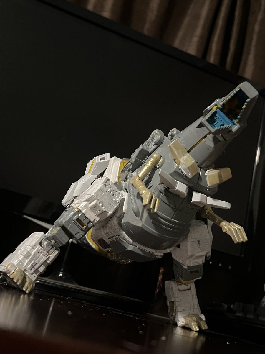 My custom beast wars Dino nova. He Will conquer anything no mater what