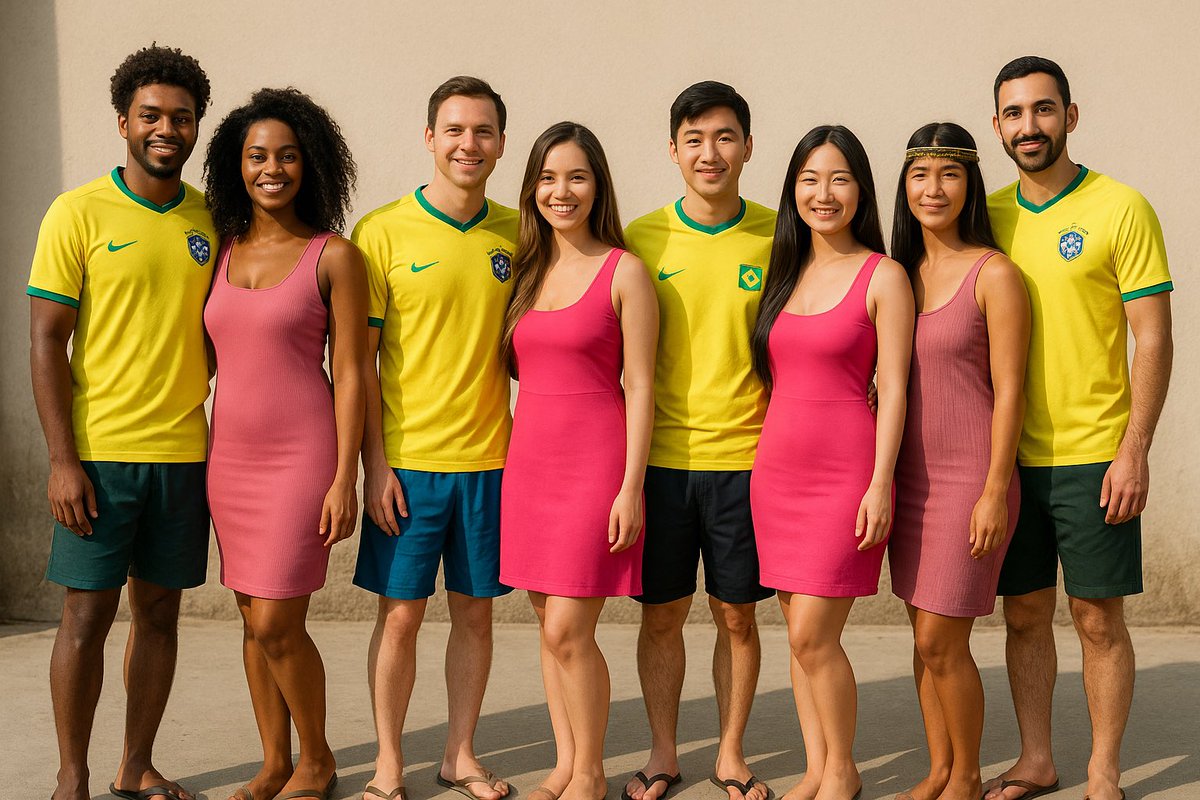 ←想像していたブラジル人
→実際のブラジル人

ブラジル人=地球人