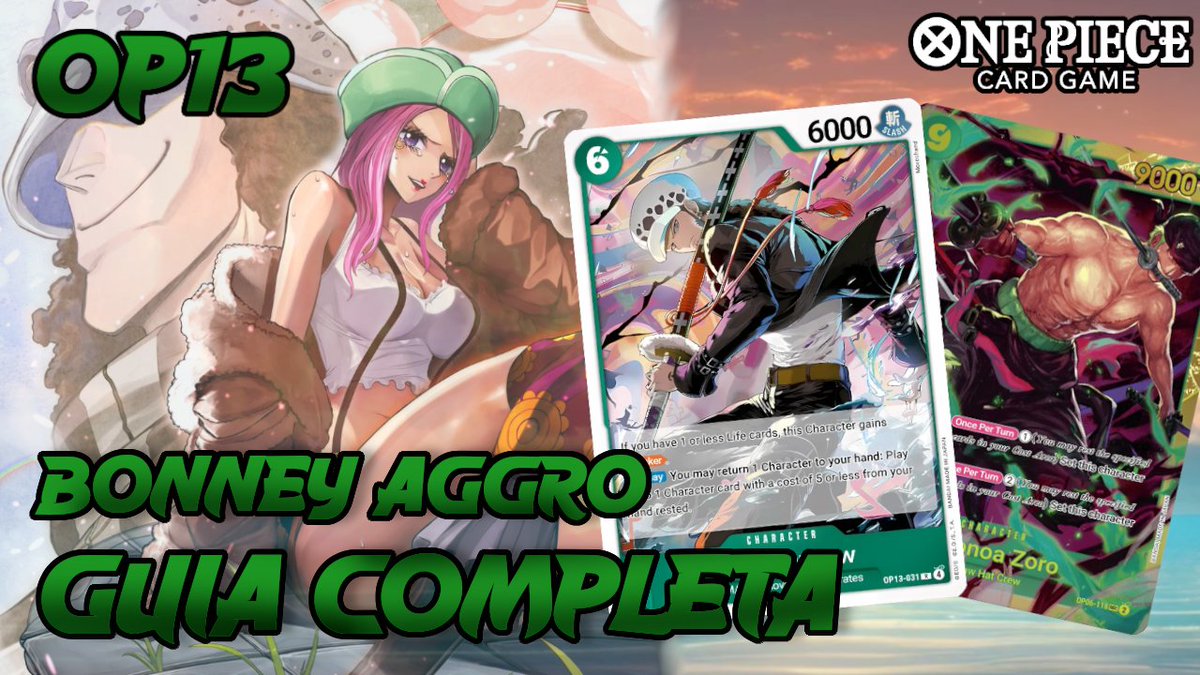 Hoy os traigo uno de los videos mas esperados en el canal junto con <a href="/SergioMiedesTCG/">Sergio Miedes</a> 

La Biblia de Bonney Aggro | Guía Definitiva: Decks, Estrategia, Matchups y Gameplay 

Link👇