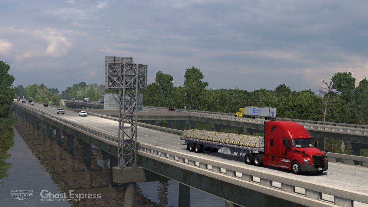 GhostExpressVTC's tweet photo. 🇺🇸 New ATS DLC, and we're ready. Here to cause chaos.

#AmericanTruckSimulator #scssoftware #trucker #vtc #truckersmp https://t.co/W9MMT37BPL