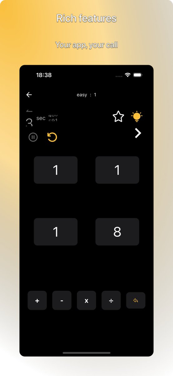 cyb_000's tweet photo. ✨My 24-Point App’s here
✅ Ad-free 1000+ levels (noob → pro)
✅ 4 modes (Classic/Timed) + instant stuck solutions
✅ Custom cards/difficulty — your rulesSearch
App Store：https://t.co/MWgqm1NlpL
#24PointGame #BrainMath #uzzleSolvingGame #24Point https://t.co/eNbGQRSdAN