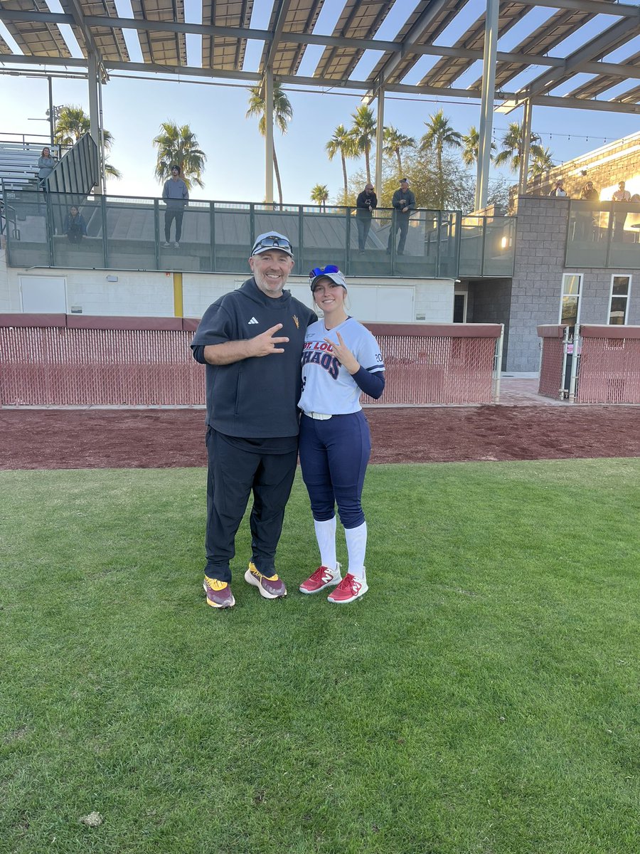 2028 <a href="/NHouse2028/">Natalie House</a> had a great time at the <a href="/ASUSoftball/">Sun Devil Softball</a> prospect camp!!! #stlchaos